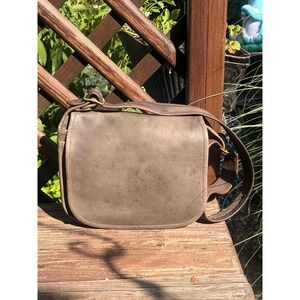 Coach Vintage Classic Shoulder Bag Flannel Grey New York City NYC 70's 80's